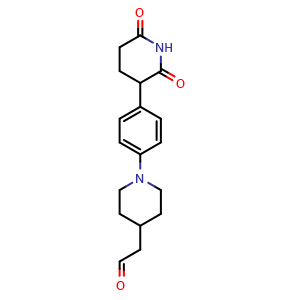 2 1 4 2 6 Dioxo 3 Piperidyl Phenyl 4 Piperidyl Acetaldehyde 95