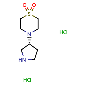 (R)-4-(Pyrrolidin-3-yl)thiomorpholine 1,1-dioxide-2HCl