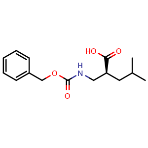 (S)-2-((((Benzyloxy)carbonyl)amino)methyl)-4-methylpentanoic acid