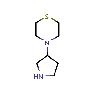 4-Pyrrolidin-3-ylthiomorpholine