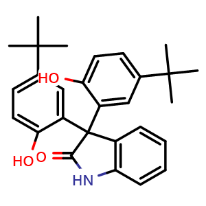 3,3-Bis(5-tert-butyl-2-hydroxyphenyl)indolin-2-one