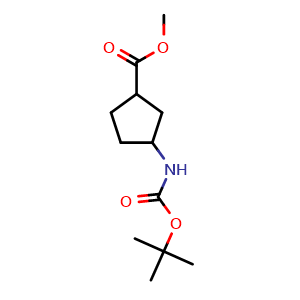 methyl 3-((tert-butoxycarbonyl)amino)cyclopentane-1-carboxylate