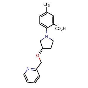Chemical structure of XEN445 , CAS 1515856-92-4, AChemBlock 10216