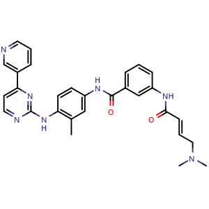 Chemical structure of JNK-IN-8 , CAS 1410880-22-6, AChemBlock 10218