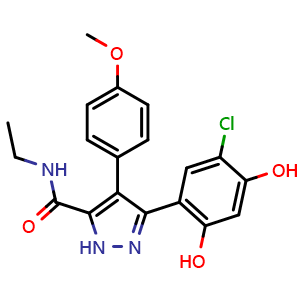 Chemical structure of VER-49009 , CAS 558640-51-0, AChemBlock 10225