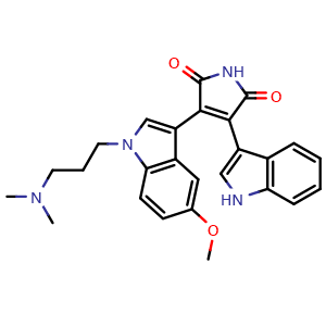 Chemical structure of GO6983 , CAS 133053-19-7, AChemBlock 10236