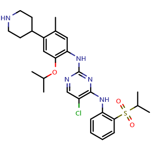 Chemical structure of LDK378 , CAS 1032900-25-6, AChemBlock 10239