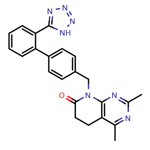 Chemical structure of Tasosartan , CAS 145733-36-4, AChemBlock 10252