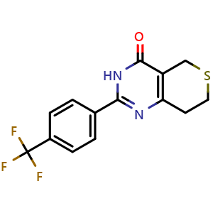 Chemical structure of XAV-939 , CAS 284028-89-3, AChemBlock 10254