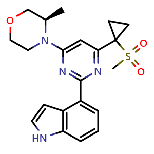 Chemical structure of AZ20 , CAS 1233339-22-4, AChemBlock 10278