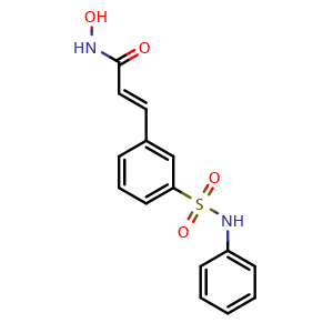 Chemical structure of Belinostat , CAS 866323-14-0, AChemBlock 10289