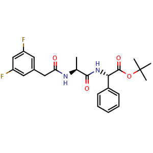 Chemical structure of DAPT , CAS 208255-80-5, AChemBlock 10311