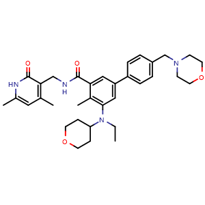 Chemical structure of EPZ6438 , CAS 1403254-99-8, AChemBlock 10337