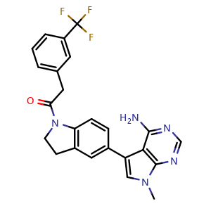 Chemical structure of GSK2606414 , CAS 1337531-36-8, AChemBlock 10340