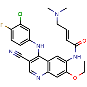 Chemical structure of Pelitinib , CAS 257933-82-7, AChemBlock 10360
