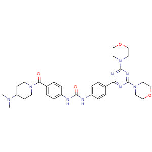 Chemical structure of PF-05212384 , CAS 1197160-78-3, AChemBlock 10363