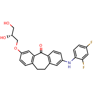 Chemical structure of Skepinone-L , CAS 1221485-83-1, AChemBlock 10383