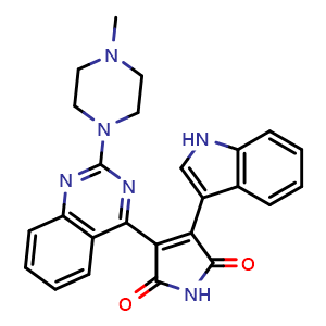 Chemical structure of Sotrastaurin , CAS 425637-18-9, AChemBlock 10385