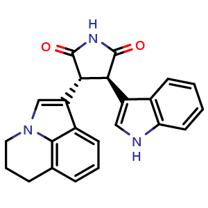 Chemical structure of Tivantinib , CAS 905854-02-6, AChemBlock 10396