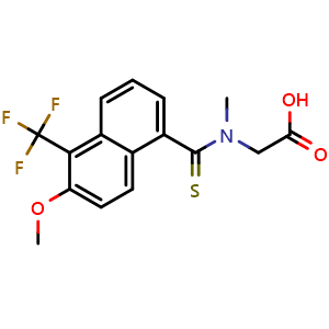 Chemical structure of Tolrestat , CAS 82964-04-3, AChemBlock 10397
