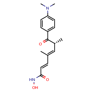 Chemical structure of Trichostatin A , CAS 58880-19-6, AChemBlock 10400