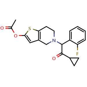 Chemical structure of Prasugrel , CAS 150322-43-3, AChemBlock 10412