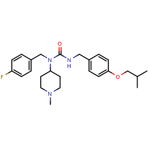 Chemical structure of Pimavanserin , CAS 706779-91-1, AChemBlock 10433