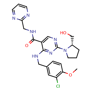 Chemical structure of Avanafil , CAS 330784-47-9, AChemBlock 10454