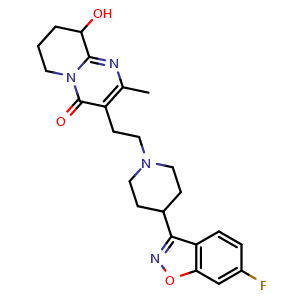 Chemical structure of Paliperidone , CAS 144598-75-4, AChemBlock 10483