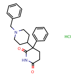 Chemical structure of Benzetimide HCl , CAS 5633-14-7, AChemBlock 10511