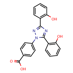 Chemical structure of Deferasirox , CAS 201530-41-8, AChemBlock 10536