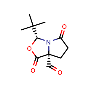 3-(1,1-Dimethylethyl)dihydro-1,5-dioxo-(3r,7ar)-1h,3h-pyrrolo[1,2-c]oxazole-7a(5h)carboxaldehyde