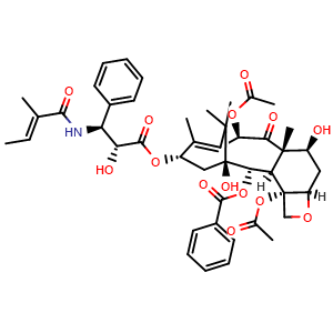 Chemical structure of Cephalomannine , CAS 71610-00-9, AChemBlock 10721