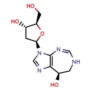 Chemical structure of Pentostatin , CAS 53910-25-1, AChemBlock 10722
