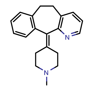 Chemical structure of Azatadine , CAS 3964-81-6, AChemBlock 10739