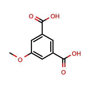 Chemical structure of 5-methoxyisophthalic acid , CAS 46331-50-4, AChemBlock 10742