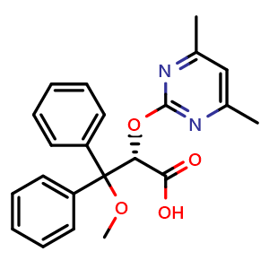 Chemical structure of Ambrisentan , CAS 177036-94-1, AChemBlock 10750