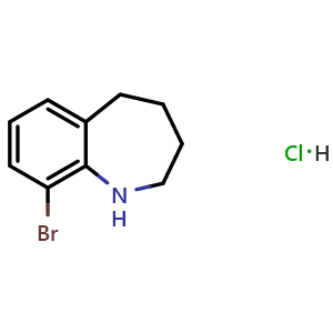 9-Bromo-2,3,4,5-tetrahydro-1H-benzo[b]azepine hydrochloride