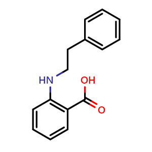 Chemical structure of Enfenamic acid (Tromaril) , CAS 23049-93-6, AChemBlock 10768