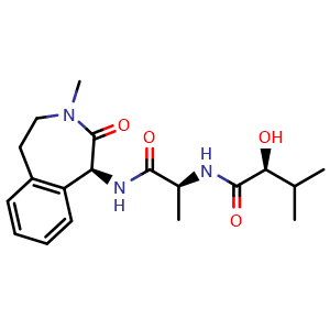Chemical structure of Semagacestat , CAS 425386-60-3, AChemBlock 10792