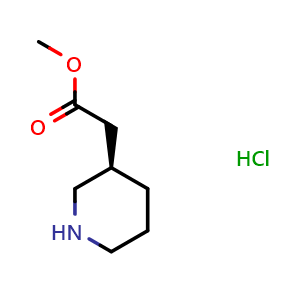 (R)-methyl 2-(piperidin-3-yl)acetate hydrochloride