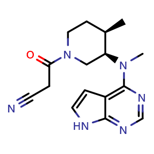 3-((3R,4R)-4-Methyl-3-(methyl(7H-pyrrolo[2,3-d]pyrimidin-4-yl)amino)piperidin-1-yl)-3-oxopropanenitrile