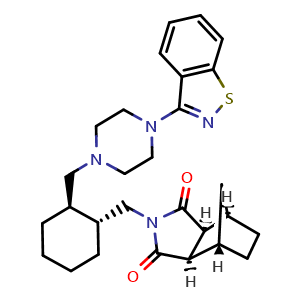 Chemical structure of Lurasidone , CAS 367514-87-2, AChemBlock A-581