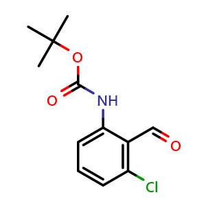 tert-Butyl 3-chloro-2-formylphenylcarbamate