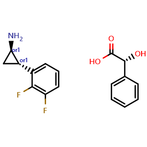 Trans-2-(3,4-difluorophenyl)cyclopropylamine mandelate