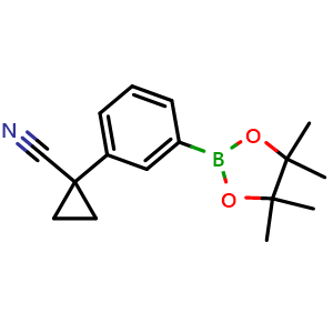 1-[3-(4,4,5,5-Tetramethyl-[1,3,2]dioxaborolan-2-yl)-phenyl]-cyclopropanecarbonitrile