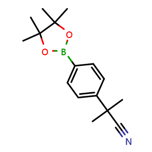 2-Methyl-2-[4-(4,4,5,5-tetramethyl-[1,3,2]dioxaborolan-2-yl)-phenyl]-propionitrile
