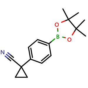 1-[4-(4,4,5,5-Tetramethyl-[1,3,2]dioxaborolan-2-yl)-phenyl]-cyclopropanecarbonitrile