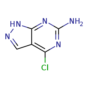 4-Chloro-1H-pyrazolo[3,4-d]pyrimidin-6-amine