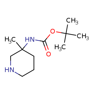 tert-Butyl 3-methylpiperidin-3-yl-carbamate